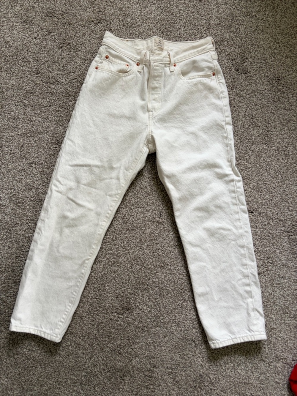 Levi's Women's Straight Leg Jeans in White
